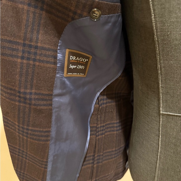 Suitsupply Brown/Navy Plaid Blazer - Picture 4 of 5